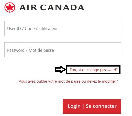 ACAeronet Login Forgot Password